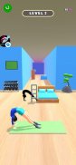 Flexible Run : Couples Yoga Pose Gymnastics Game screenshot 2