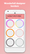 Profile Pic Border Frame Maker screenshot 2