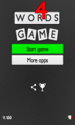 4 Words Game (il gioco delle 4 parole) screenshot 0