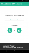 Ace Scanner (OCR) e Tradutor screenshot 1
