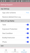 Z dive log Manage & Set SCUBAP screenshot 3