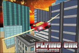 Fliegen Jet Car Simulator 3D screenshot 0