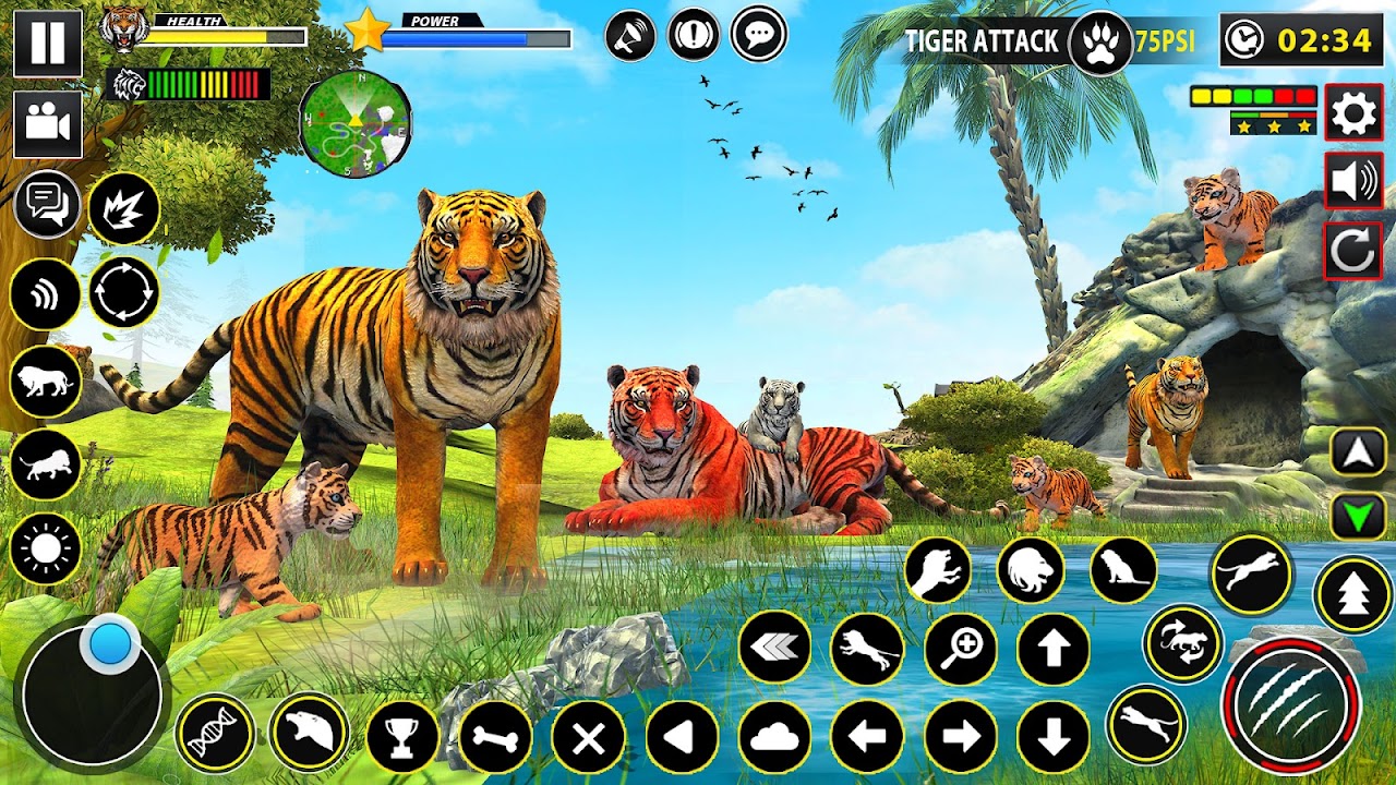 Wild Tiger Family survival Simulator Game - Загрузить APK для Android |  Aptoide