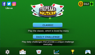 Tripeaks Solitaire Card Game screenshot 3