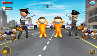 Stickman Police Dog Simulator: Gangster Chase Game screenshot 6