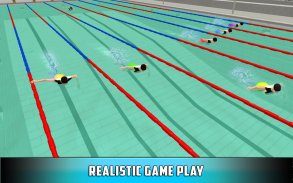 سباحة الوجه سباق 3D 2017 screenshot 4