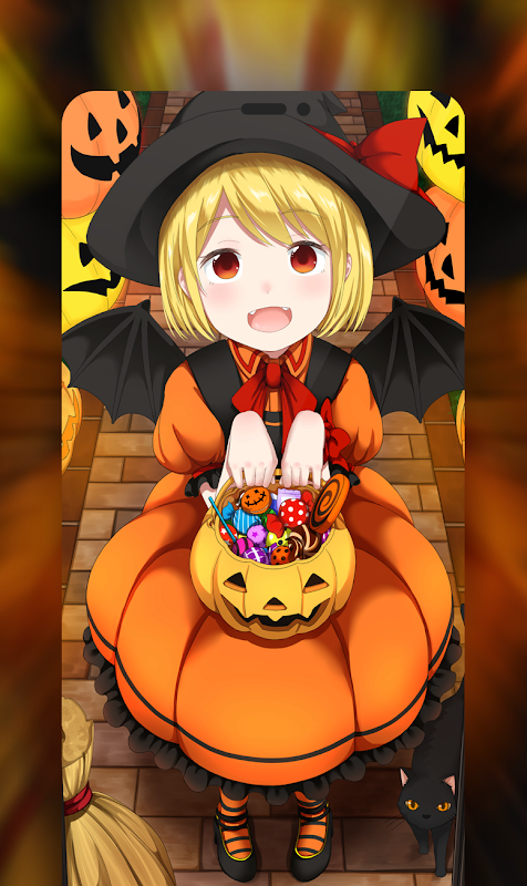402596 anime anime girl Halloween wallpaper download 1916x3000  Rare  Gallery HD Wallpapers