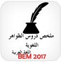 ملخص دروس الظواهر اللغوية BEM