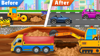 Kids Construction Vehicle Game screenshot 9