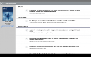 Journal of Research in Science Teaching screenshot 3