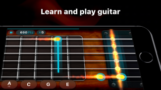 기타 - 음악 게임, 프로 탭, 화음을 플레이하세요! screenshot 2