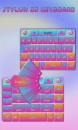 Stylish Keyboard Theme & Emoji screenshot 1