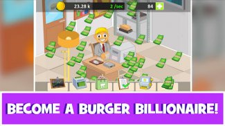 Burger Clicker Idle Money Game screenshot 16