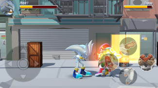 blue hedgehog beat 'em up screenshot 0
