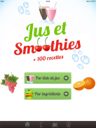 Jus & Smoothies, les recettes screenshot 1