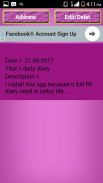 Daily Diary (life time) screenshot 3