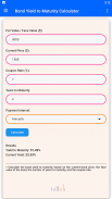 Yield to Maturity Calculator screenshot 1