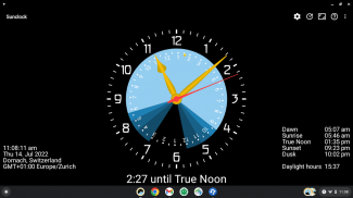 Sonnenuhr - Astronomische Uhr screenshot 0