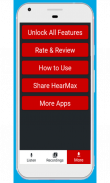 HearMax: Super Hearing Aid & Sound Amplifier screenshot 0