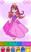 Princess Coloring Book Glitter screenshot 0