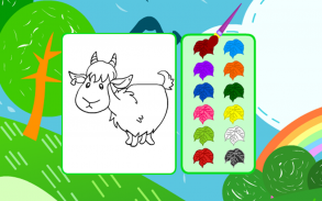 Coloring Game-Goats Kids screenshot 2