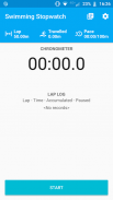 Swimming Stopwatch (Lap counter) screenshot 4