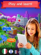 Learn 33 languages with Mondly Free games for kids screenshot 2