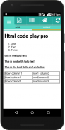 HTML Code Play Pro screenshot 3