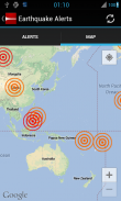 Earthquake Alerts Tracker screenshot 1