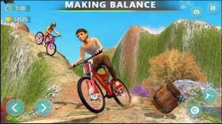 Offroad Bicycle Bmx Stunt Game screenshot 0