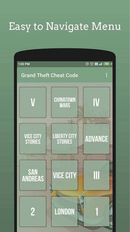 Cheat Codes for Liberty City Stories APK for Android Download