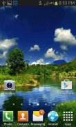 Nature Lagoon Live Wallpaper screenshot 1