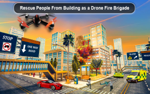 Stadt Drohne Attacke - Rettung Mission & Flugspiel screenshot 6