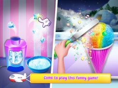 Rainbow Unicorn Ice Cream Food Maker Cooking Games screenshot 0