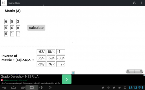 Inverse Matrix 3x3 screenshot 3