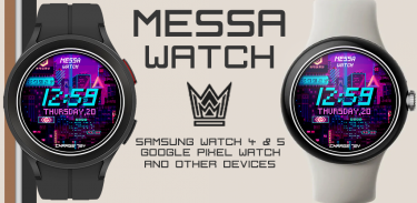 Cyberpunk Pixel Watch Messa screenshot 9