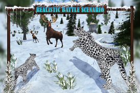 Leopard Game Snow Jungle screenshot 1