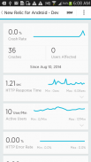 New Relic Android app screenshot 7