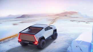 Cyber Truck Snow Drive screenshot 3