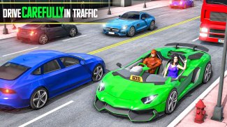 Superhero Car Games Taxi Games screenshot 0