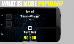 Who is more popular? screenshot 2