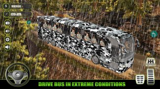 Offroad US Army Bus Transport screenshot 6