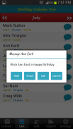 Birthday Calendar & Reminder screenshot 3