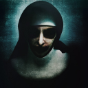 Scary Evil Nun Horror House Icon