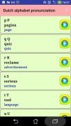 Dutch alphabet pronunciation screenshot 2