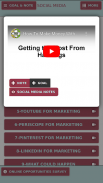 Social Media Marketing Training App - Create Goals And Notes screenshot 3