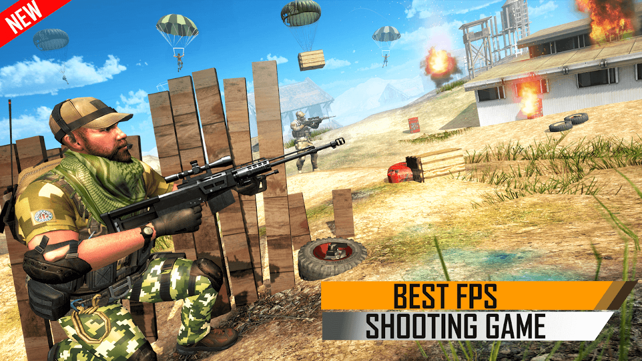 FPS Encounter Secret Mission: Gun Shooting Games Game for Android - Download
