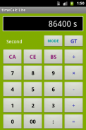 時間電卓 timeCalc Lite screenshot 1