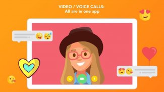 Sosyal Video Messenger - Ücretsiz Sohbet Hepsi screenshot 8