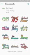 Chat Lingo Text Stickers - WAS screenshot 5